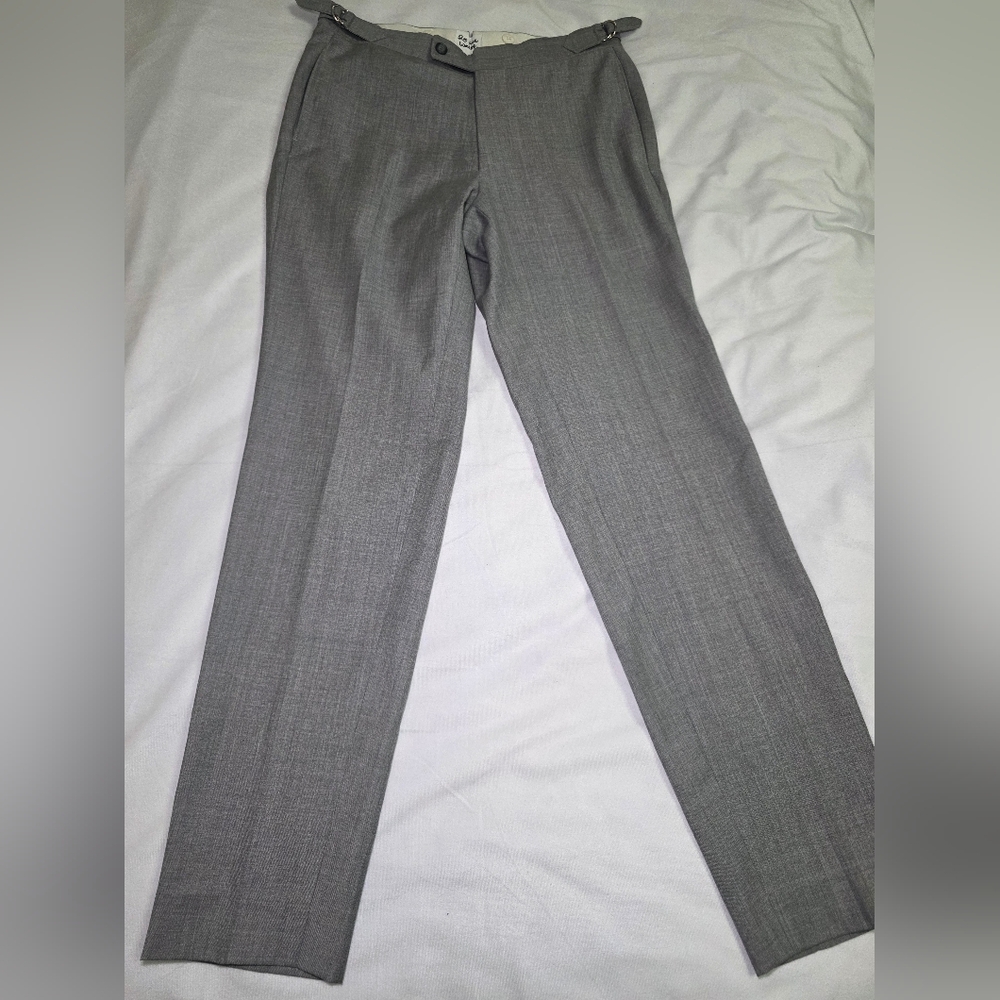 Phineas Cole Gray Flat Front Dress Pants w/Side Adjusters- Men's Size 30